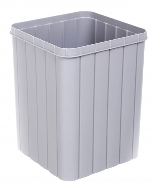 Ведро для мусора RIO 205х205х280 мм 10 л светло-серый