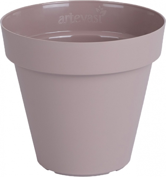Горщик пластиковий Artevasi Capri Pot круглий 19,5л мокко 
