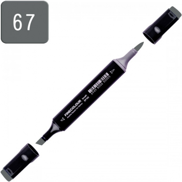 Маркер спиртовий FINECOLOUR EF102-67 сіро-зелений №8 