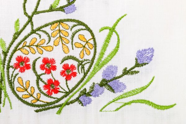 Серветка великодня Галерея льону Святкова 30x50 см білий 