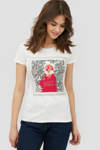 Футболка YAPPI WW1093 р.L білий