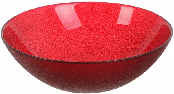 Блюдо Sis 20 см червоне Dekor Cam 