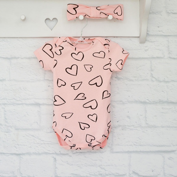 Боди детское для девочки Blanka Сердечко р.86 розовый 12949 