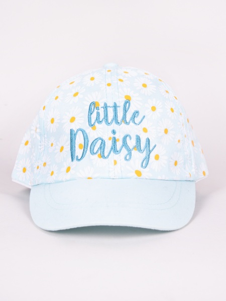 Кепка для дівчаток YO! р.42-46 блакитний CZD-0567G 