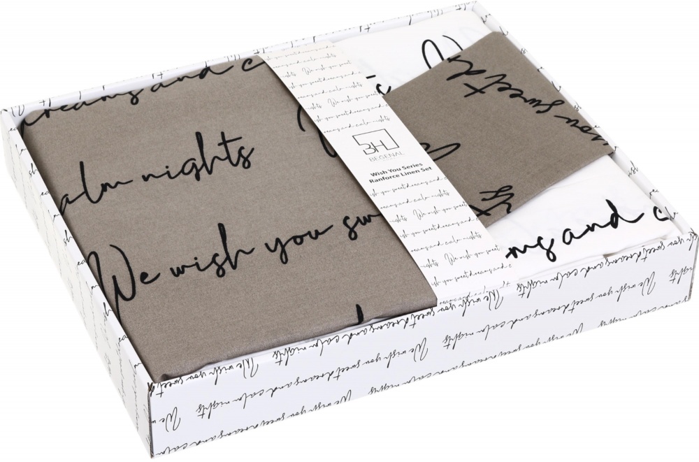 Комплект постільної білизни Wish 2.0 сизий Begenal