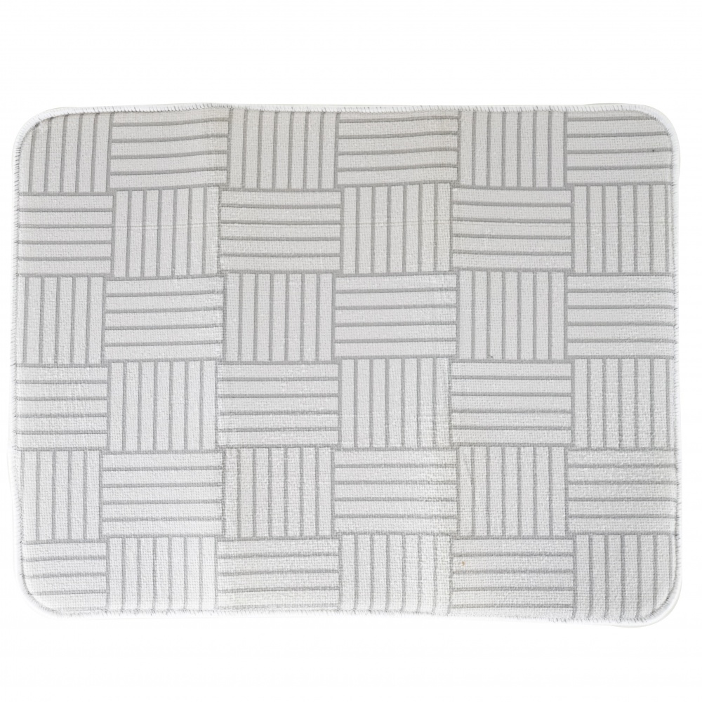 Коврик для сушки посуды Eco Fabric 38 х 51 см темно-серый (EF-3851-LZ)