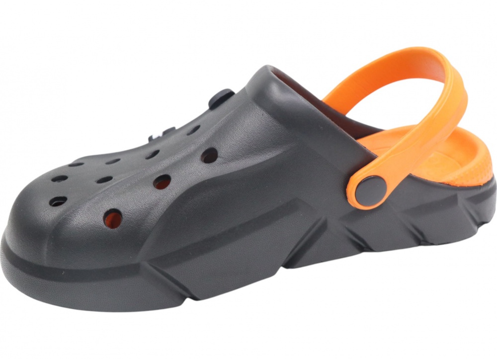 Сабо для мальчиков HW р.37 черно-оранжевый (HS-2441)