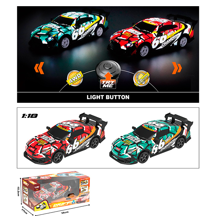 Автомобіль на радіокеруванні UJIE 1:18 UJ99-PY380