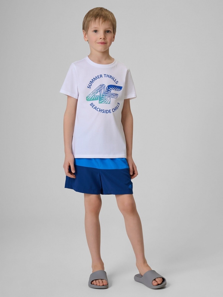 Футболка 4F TSHIRT M3284 4FJWSS26TTSHM3284-10S р.146 білий