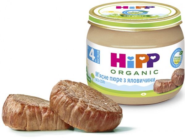 Пюре Hipp Яловичина 80 г 9062300126034 