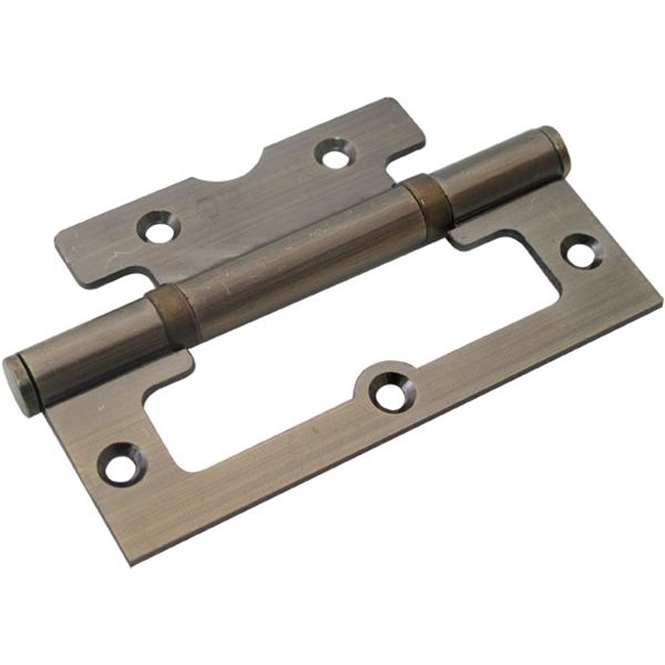 Петля универсальная Bruno Eurocento 100x30x2.5 мм античная латунь