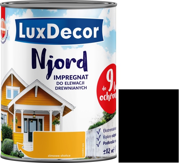 Імпрегнат LuxDecor Njord Полярна ніч мат 5 л 5,2 кг