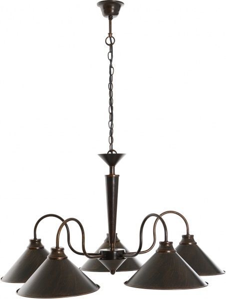 Люстра підвісна Arte Lamp 5xE27 коричневий A9330LM-5BR 
