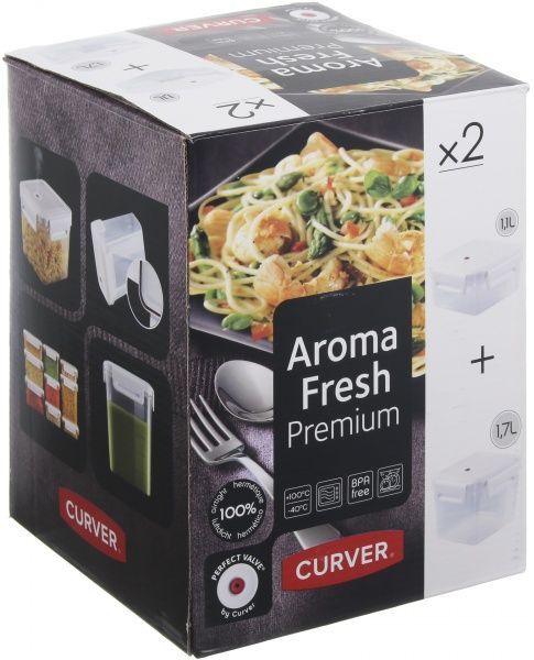 Набор контейнеров Aroma Fresh Premium 1,1+1,7 л Curver