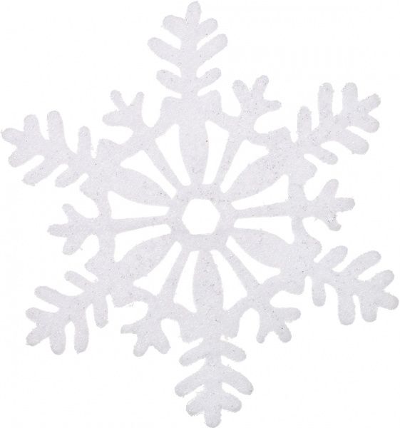 Декорация новогодняя Снежинки 15 см 5 шт. EPI-A0-64070W15 