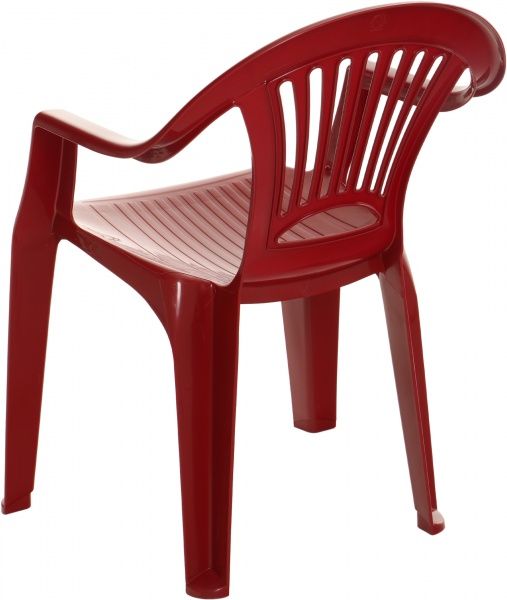 Стул пластиковый Алеана Луч 78x58x57 см вишневый  