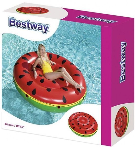 Матрац надувний Bestway 43140 ø187 Кавун