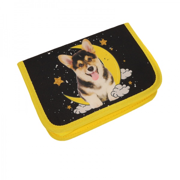 Пенал школьный Песик 52602738 Lider черный