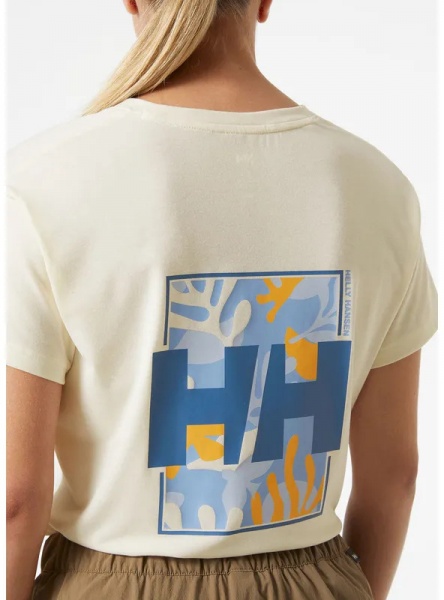 Футболка Helly Hansen W SKOG RECYCLED GRAPHIC TEE 63083-513 р.M блакитний