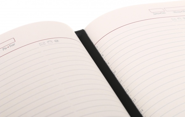 Щоденник недатований Ромб чорний ТЕКО A5 Е 027-02.62-316310