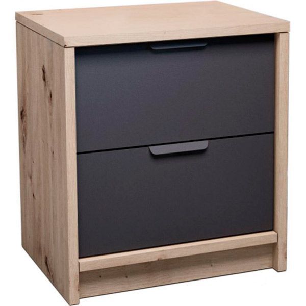 Тумба прикроватная Canyon CN 2 антрацит/дуб артисан