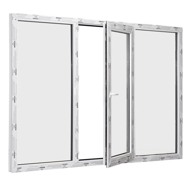 Окно поворотно-откидное ALMplast 60 1750x1410 мм правое