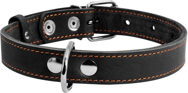 Ошейник Collar 35 мм, 48-63см чорний