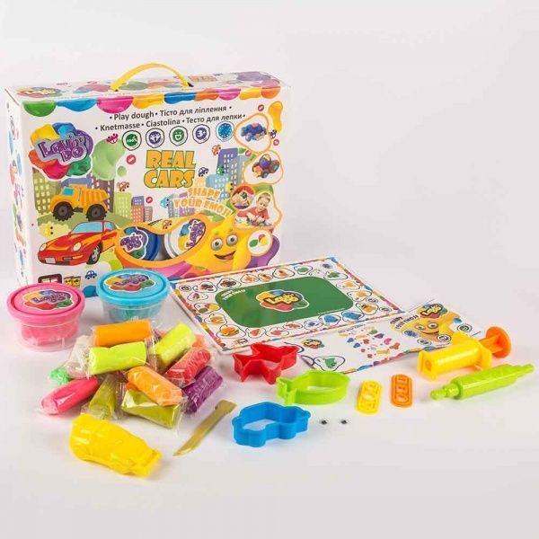 Тесто для лепки OKTO Real Сars 560 г 11005
