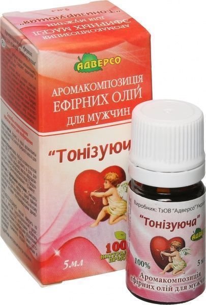 Аромакомпозиция Адверсо для чоловіків Тонізуюча 5 мл 