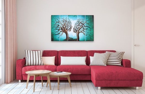 Картина модульна 5 частин Романтика 630 118x80 см Е0094 