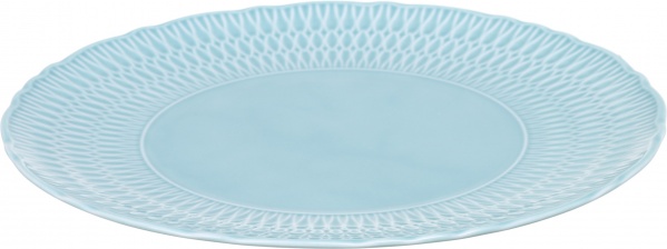 Тарілка підставна Sofia 28 см порцелянова ментолова Cmielow