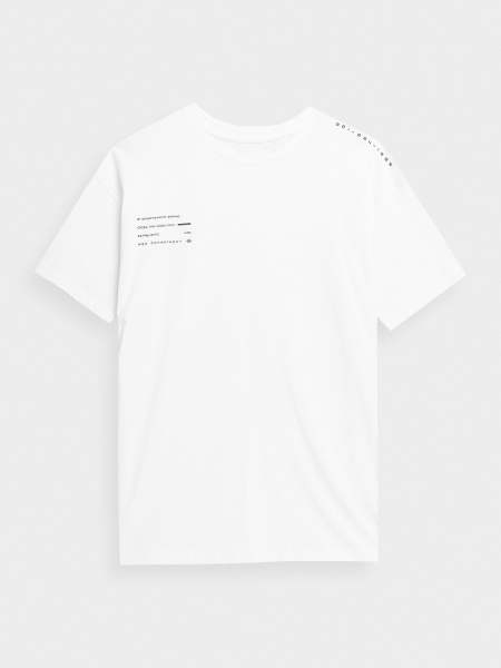 Футболка 4F 4FSS23TTSHM298-10S р.2XL білий