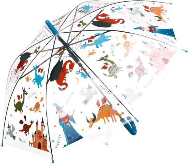 Зонт Susino Школа магии купол 48 см 8 спиц прозрачный 