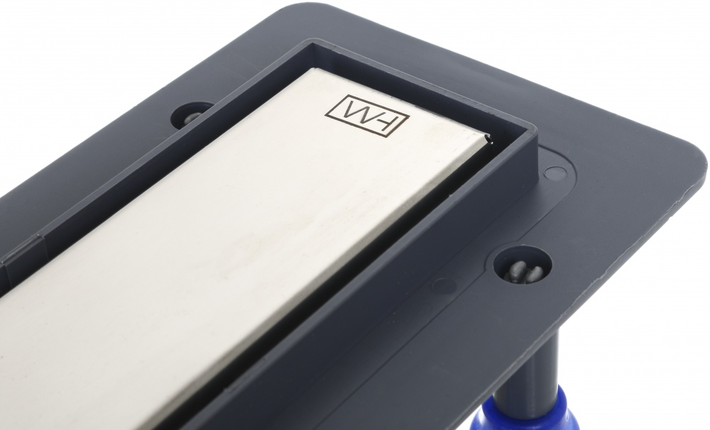 Душевой трап Water House Душевой канал WATER HOUSE с фланем (корпус пластиковый) L 80см, нержавеющая решетка Плитка, сухой затвор