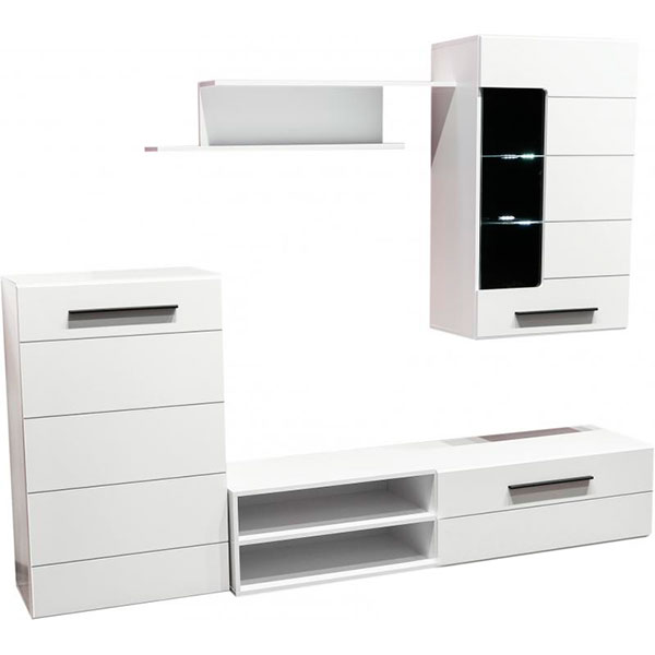 Стінка Лєна Gerbor білий матовий 