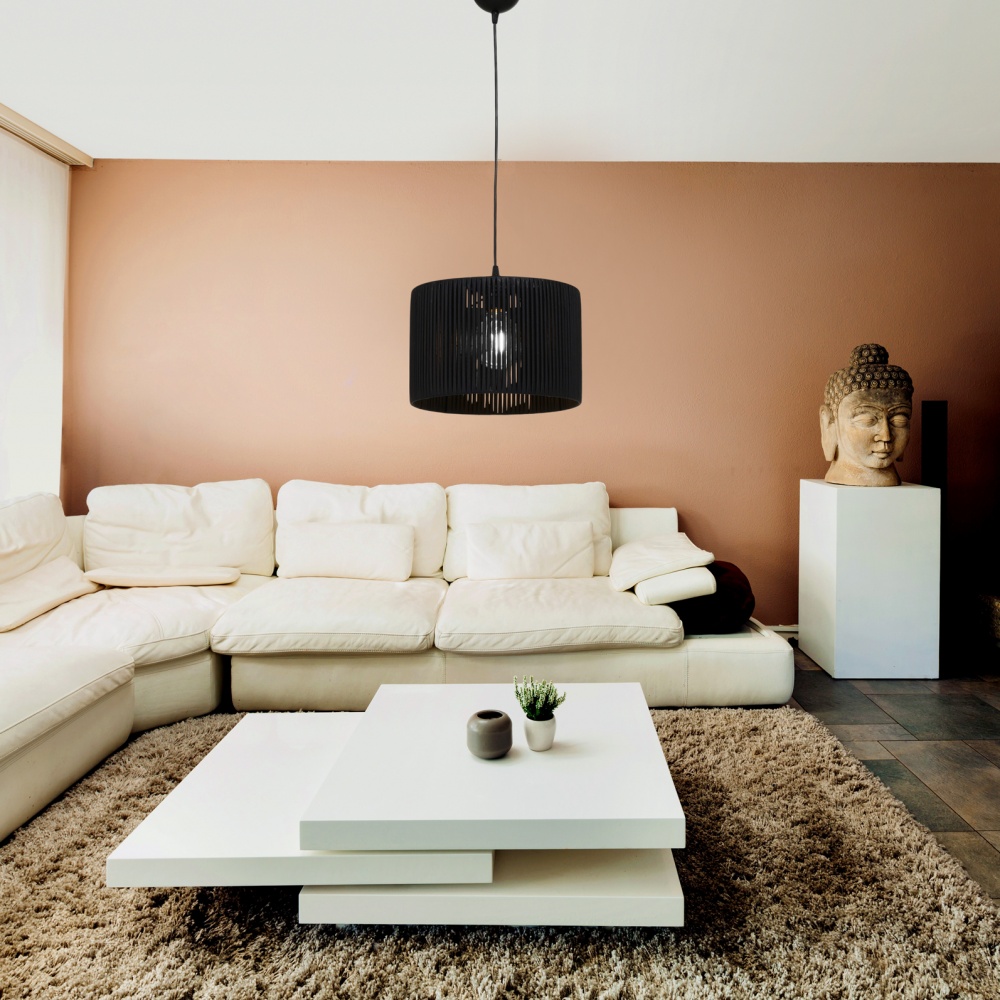 Підвіс Sensio ROYA 1x60 Вт E27 чорний MDL.4935