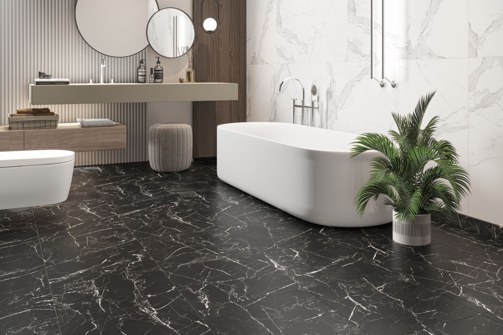 Плитка Martina Black F P NR Mat 47x47 см (2 сорт)