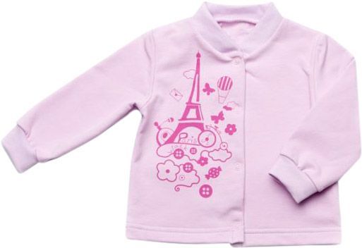 Кофтинка дитяча Модний Карапуз 302-00006-3 р.80 бузковий 