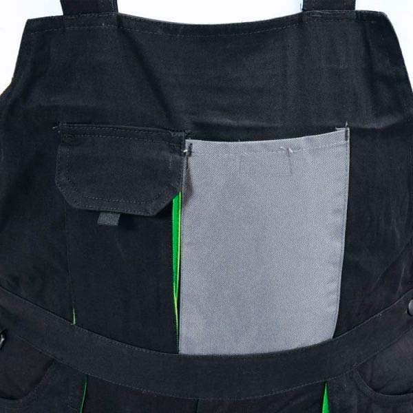 Полукомбинезон рабочий YATO р. L YT-80172 черный с серым