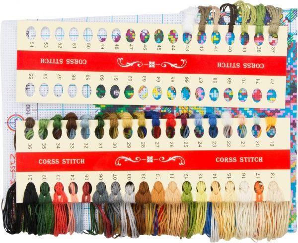 Набор для вышивания Часы Котята  300x340 мм Діамантові ручки