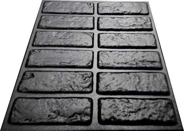 Форма для плитки прямая Монтана 360x400x10 мм 