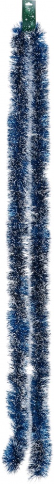 Дождик новогодний элит 10 3 м синий с белым