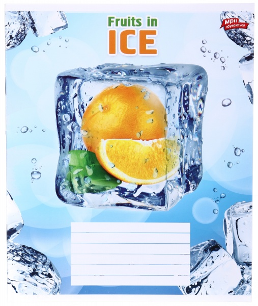 Зошит шкільний уф-лак 12 аркушів у лінійку в асортименті Мрії збуваються