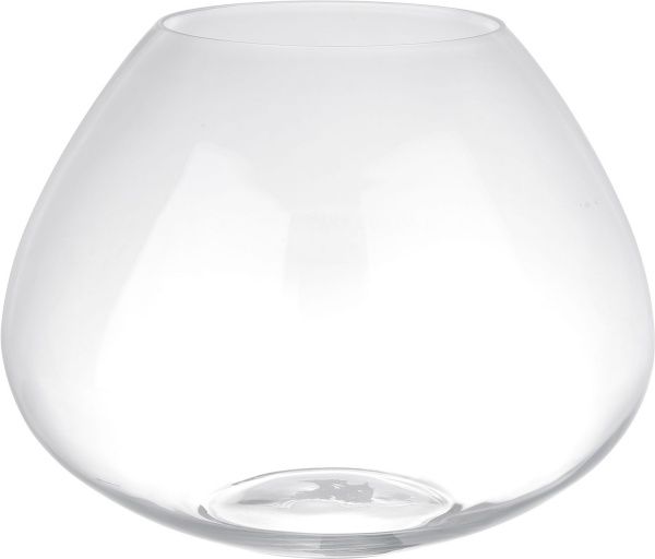 Ваза Крапля скляна прозора 35х29,5 см Wrzesniak Glassworks