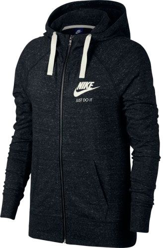 Джемпер Nike W NSW GYM VNTG HOODIE FZ 883729-010 р. XS чорний