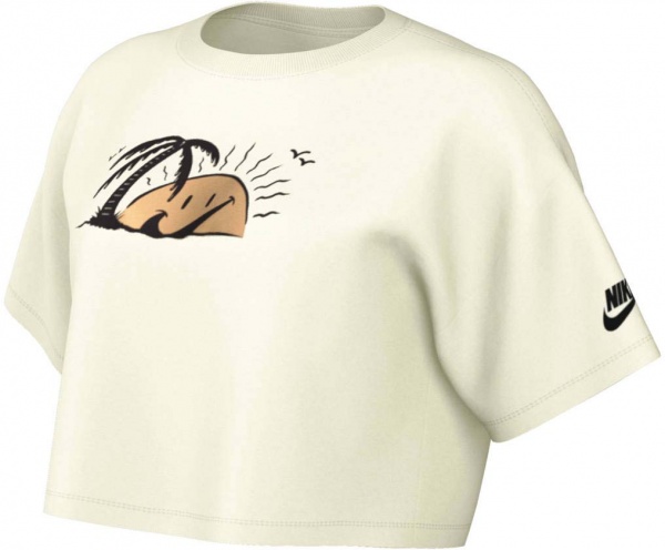 Футболка Nike TEE CROP FW DQ3309-133 р.XS бежевий