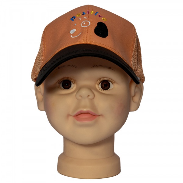 Кепка для девочек Devilon 3-8 лет р.48-54 персиковый 519032 