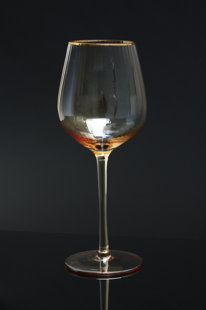 Бокал для вина Fiora Gold Sun стекло 400 мл 1 шт.