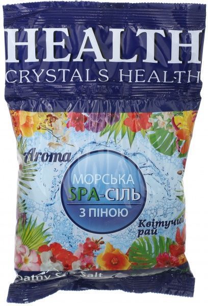 Соль для ванны Crystals Health с пеной Flowering 600 г