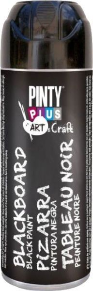 Краска аэрозольная с эффектом графитный доски черная 400 мл PINTYPLUS